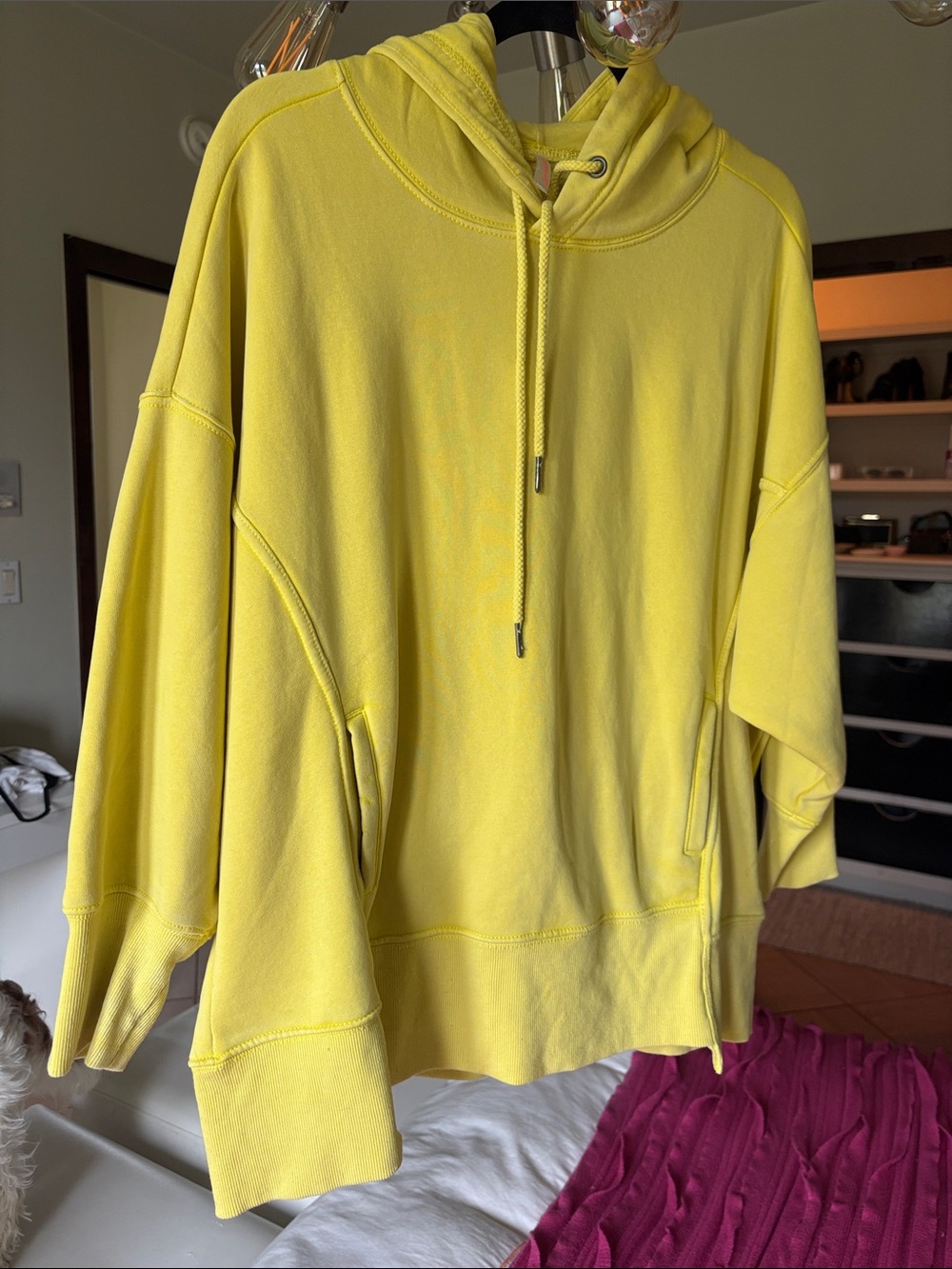 FP Movement by Free People Sunny Yellow Crewneck Hoodie